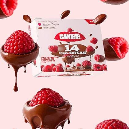 SWEE sweeties framboesa e chocolate de leite 90g