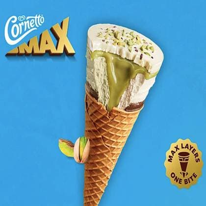 Cornetto max pistache